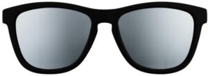 goodr Polarized Sunglasses, Medium Sized (OG), UV400 Protection, No Slip, No Bounce Ron's Smoke and Mirrors