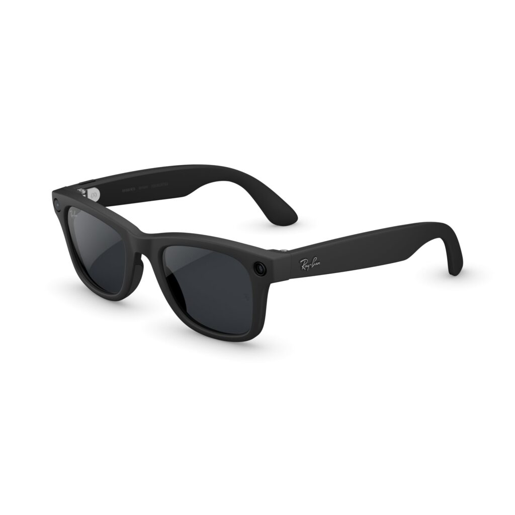 Ray-Ban Meta (Gen 2), Wayfarer, Matte Black | Smart AI Glasses for Men, Women — 2x Battery Life — 3K Ultra HD Resolution — 12 MP Ultra-Wide Camera, Audio, Video — Transitions® Grey Lenses Matte Black, Transitions Grey Lenses Standard