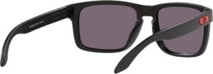 Oakley Mens OO9102 Holbrook Square Sunglasses 57 mm Matte Black/Prizm Grey