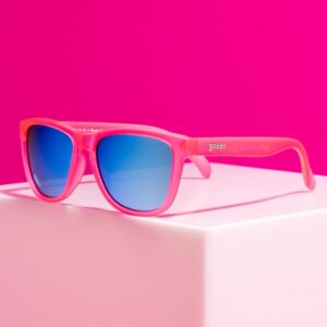 goodr Polarized Sunglasses, Medium Sized (OG), UV400 Protection, No Slip, No Bounce Flamingos on a Booze Cruise