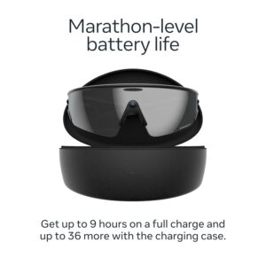 Oakley Meta Vanguard - with Meta AI, Audio, Photo, Video Compatibility - Black, Prizm™ Black Lens Black, Prizm Black