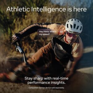Oakley | Meta Vanguard with Meta AI, Audio, Photo, Video Compatibility - White, Prizm™ Sapphire White, Prizm Sapphire