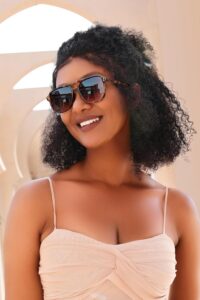 FEISEDY Retro Square Aviator Sunglasses Women Men 70s Vintage Trendy Plastic Frame Sun Glasses B2835 010 Tortoise Frame/Tea Gradient Lens 57 Millimeters
